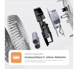 Fire Angel FA6115-INT Optischer Rauchmelder mit austauschbaren 5-Jahres-Batterien