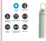 THERMOS® Guardian Isolierflasche Thermosflasche 0,7 l Trinkflasche Matcha-Grün