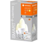 LEDVANCE Smarte LED-Lampe mit WiFi E14 Dimmbar Warmweiß Glühlampe 40 W [3er-Pack]