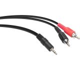 Speedlink Klinke auf Cinch Kabel 3,5mm Klinke auf 2x Cinch audio Kable Adapter