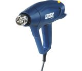 Rapid R1800 Heißluftpistole mit 4 Düsen 2 Farbschaber 1800W Heißluftfön 300-550°