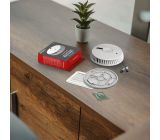 Fire Angel FA6111-INT  Optischer Rauchmelder mit Fluchtlicht 3-Jahre Batterie, 