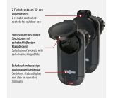 Brennenstuhl Funkschalt-Set 2er Funksteckdosen Set Schwarz