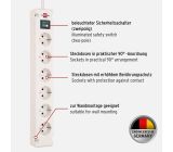 Brennenstuhl 6fach Steckdosenleiste mit Schalter Steckerleiste 