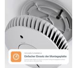 FireAngel optischer Rauchmelder 10 Jahre Batterie 2er Set Q-Label