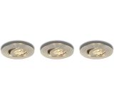 Intec by Eco Light Einbauleuchten Toulon Durchmesser 6 cm 3-er Set