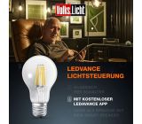 LEDVANCE Volks-Licht E27 Smart+ LED Lampe Bluetooth 6W Dimmbar