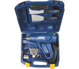 Rapid R1800 Heißluftpistole mit 4 Düsen 2 Farbschaber 1800W Heißluftfön 300-550°