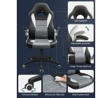 SONGMICS Gamingstuhl Racing Chair Schreibtischstuhl Bürostuhl