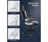 SONGMICS Gamingstuhl Racing Chair Schreibtischstuhl Bürostuhl