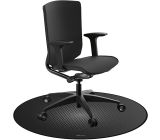 Trust Bodenschutzmatten für Hartböden Gaming Bürostuhlunterlage Bodenmatte 117cm