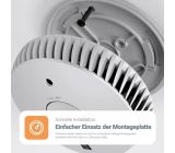 Fire Angel FA6111-INT  Optischer Rauchmelder mit Fluchtlicht 3-Jahre Batterie, 