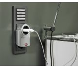 Brennenstuhl Primera-Line Steckdosenadapter mit Überspannungsschutz Silber/schwarz