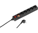 Vivanco ES6 S15 6-fach Steckdosenleiste mit Schalter 1,40m