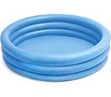 Intex Kinderpool 3-Ring-Pool Crystal Blau Ø 147 cm