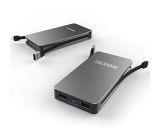 NINETEC NT-609 Powerbank / Akku Ladegerät mit Lightning und USB LadeKabel 