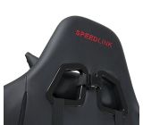 Speedlink B-Ware REGGER Gaming Chair Stuhl (Kunstleder und Kunstwildleder, Rückenlehnenhöhe: ca. 81 cm) schwarz