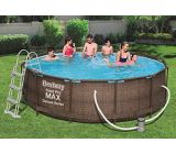 Steel Pro MAX DELUXE SERIES Framepool-Set mit Filterpumpe 