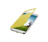 Samsung S View Hülle Schutzhülle Premium Cover für Galaxy S4 - Gelb