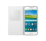 Samsung S-View Hülle Case Cover für Samsung Galaxy S5 Mini - Weiß