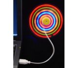 Satzuma ULF100 – USB-Ventilator mit LED-Licht Mehrfarbig 