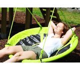 HUDORA Nestschaukel 110 cm Grün - Garten-Schaukel bis 100 kg 