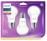 Philips LED Lampe 100W warmweiß Dreierpack Glühbirne