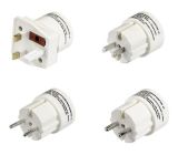 Hama Reisestecker-Set Universal, 4-teilig  für Geräte mit Euro