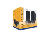 Creative (B-WARE) PC-Lautsprecher A60 2.0 Stereo, 3,5 mm 2W 