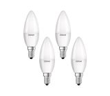 Osram LED-Lampe E14 Sockel Warmweiss 40 W 4x