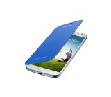 Samsung Original Flip Cover für Galaxy S4 hellblau Tasche