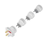 Hama Reisestecker-Set Universal, 4-teilig  für Geräte mit Euro