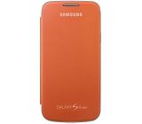 Samsung Hülle Schutzhülle Clip-On Flip Case Cover für Samsung Galaxy S4 Mini - Orange
