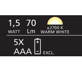 Kleiderstange mit Bewegungsmelder Licht LED Schrankrohr 59 - 100cm 2-er Pack]