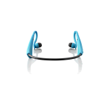 Lenco BH-100 blau Sport Bluetooth Kopfhörer