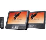 Axxion Tragbarer DVD-Spieler mit 2 x 9 Monitor