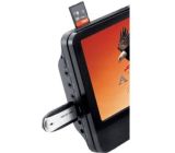 Axxion Tragbarer DVD-Spieler mit 2 x 9 Monitor