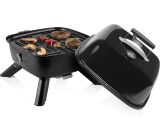 Princess Barbecue Tragbarer Hybrid Grill Campinggrill 