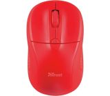 Trust Primo Kabellose Optische Maus USB Funkmaus 1600 DPI Rot [2er]
