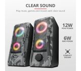 Trust Gaming GXT 606 Javv 2.0 PC Lautsprecher 12W RGB Speaker Set