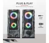 Trust Gaming GXT 606 Javv 2.0 PC Lautsprecher 12W RGB Speaker Set