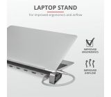 Trust Dalyx Aluminium 10-in-1 USB-C Multi-Port Dock mit Bildschirmständer