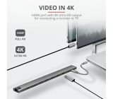 Trust Dalyx Aluminium 10-in-1 USB-C Multi-Port Dock mit Bildschirmständer