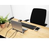 Trust Dalyx Aluminium 10-in-1 USB-C Multi-Port Dock mit Bildschirmständer
