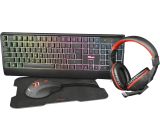 Trust Ziva 4in1 Gaming Kabelgebunden Tastatur Maus Kopfhörer Set DE Layout