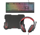 Trust Ziva 4in1 Gaming Kabelgebunden Tastatur Maus Kopfhörer Set DE Layout