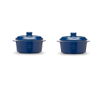 Fontignac by Zwilling 2er Mini Cocotte Kasserolle mit Deckel Keramik Auflaufform 