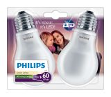 Philips LEDclassic Lampe 60 W E27 Warmweiß Leuchtmittel Doppelpack