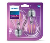PHILIPS Retro Design LED Lampe Leuchtmittel E27 40 W [2ER PACK]