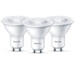 3x Philips LED Lampe 50 W GU10 Warmweiß Leuchtmittel